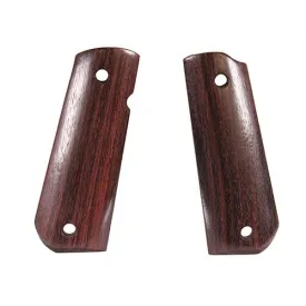 1911 Government Grips - Round Heel, Ambidextrous Safety Cut, Smooth, Rosewood