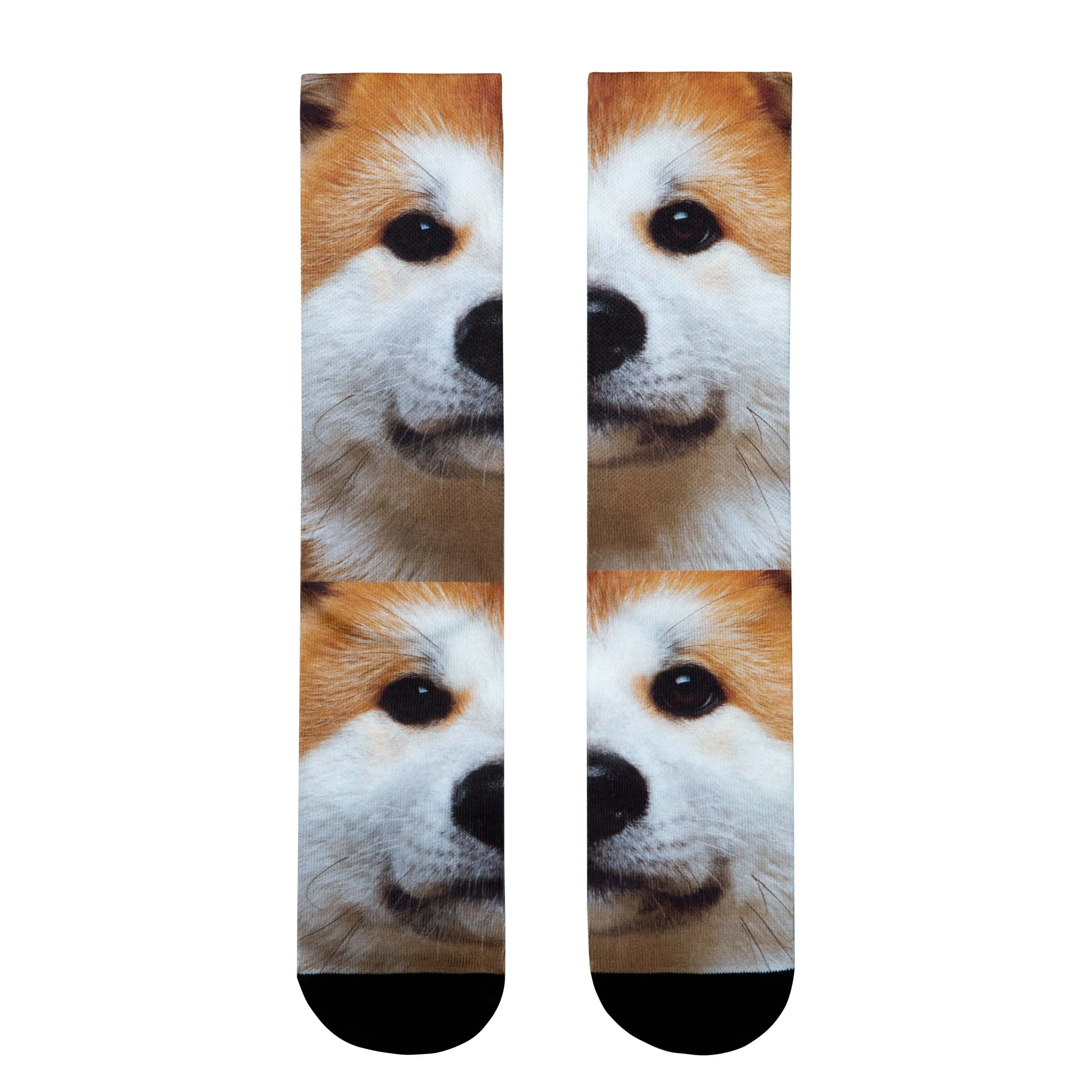 AKITAINU/秋田犬 ソックス クルー丈 靴下 26-28cm