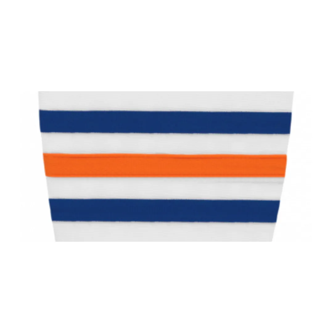 Athletic Knit (AK) HS2100-321 Edmonton Oilers White Mesh Ice Hockey Socks