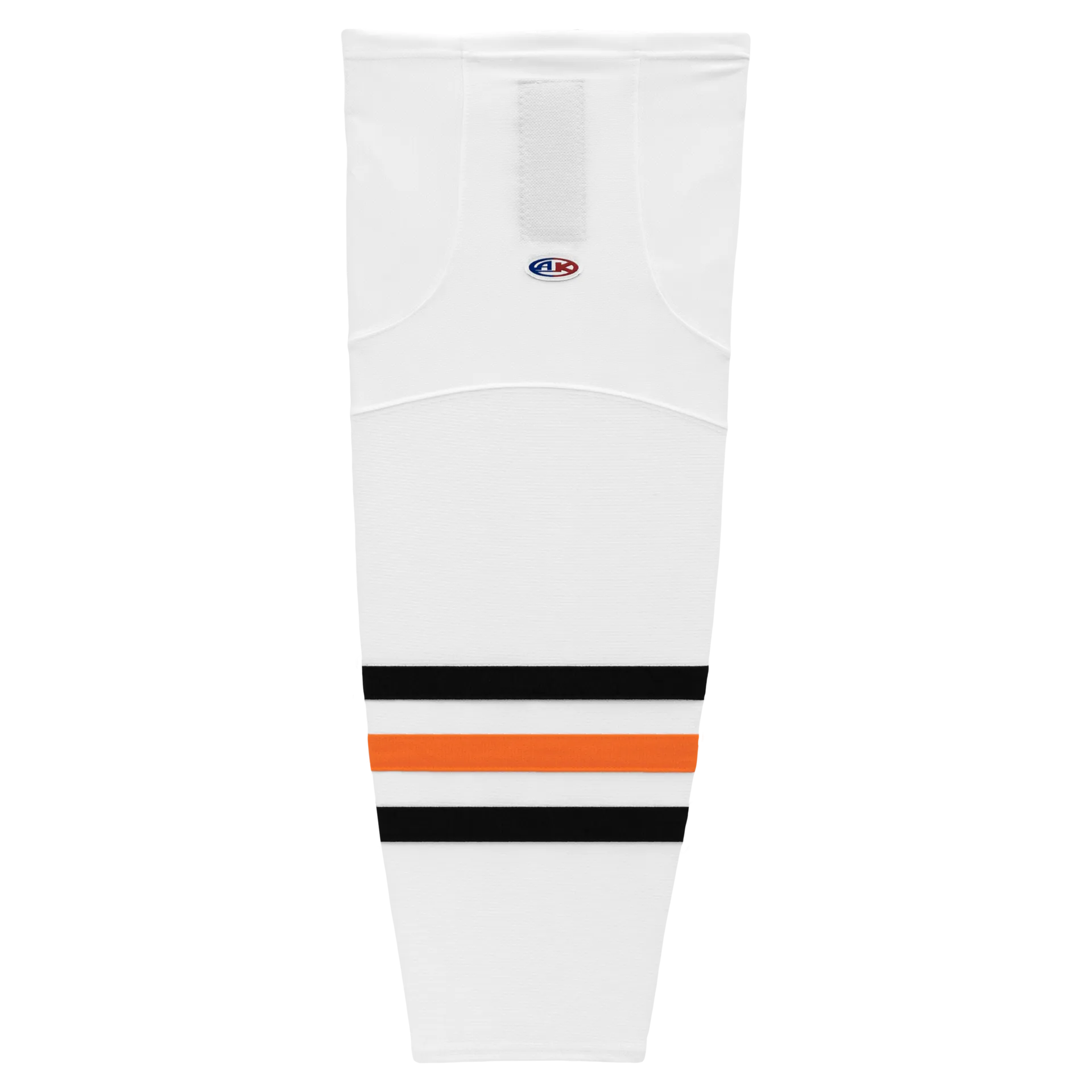 Athletic Knit (AK) HS2100-371 2017 Edmonton Oilers White Mesh Ice Hockey Socks