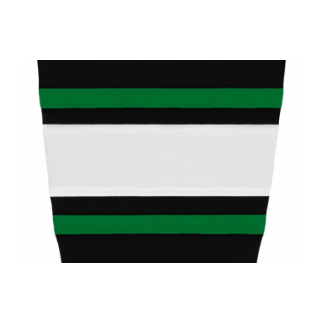Athletic Knit (AK) HS2100-506 Dallas Stars Black Mesh Ice Hockey Socks