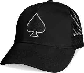 Baseball Caps Embroidered Adjustable Mesh Dad Hat Black Trucker Hats for Men and Women