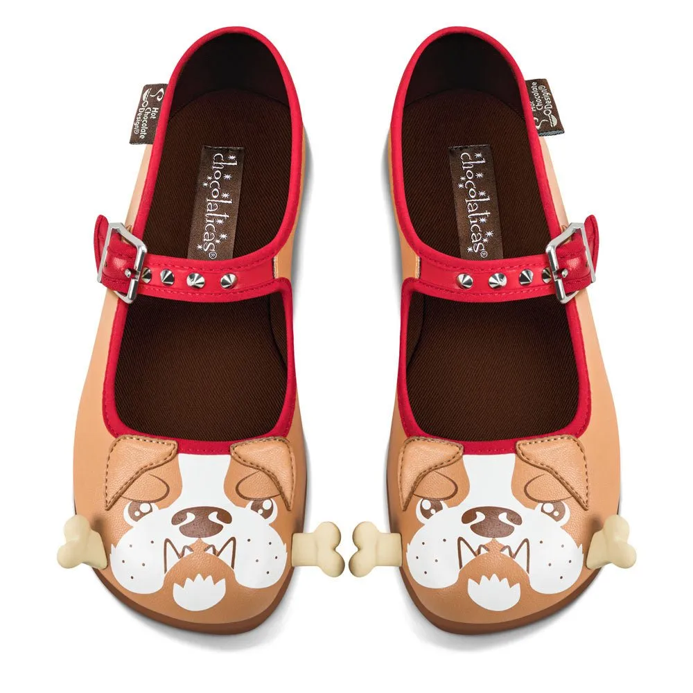 Chocolaticas® BULLDOG  Women's Mary Jane Flat