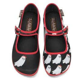 Chocolaticas® GHOST LOVE Women's Mary Jane Flat
