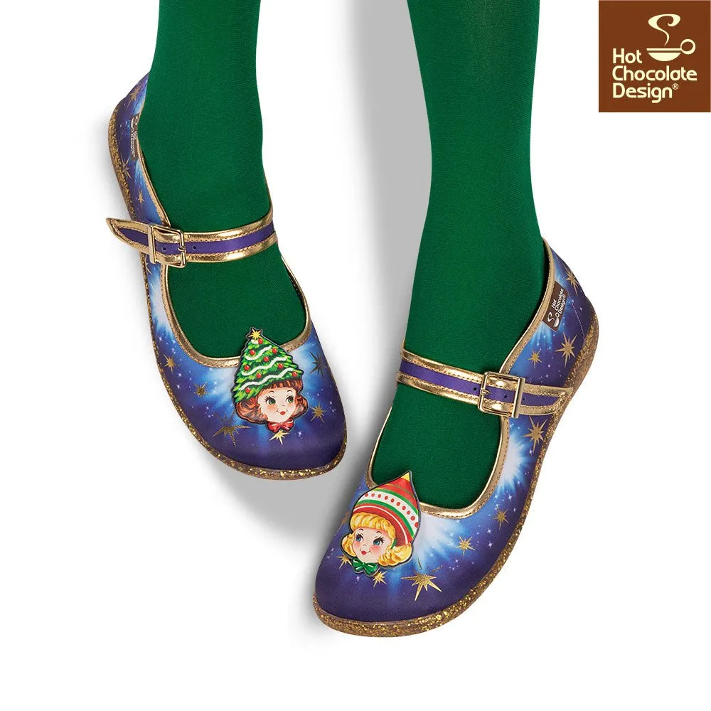 Chocolaticas® JOLLY SISTERS Women's Mary Jane Flat
