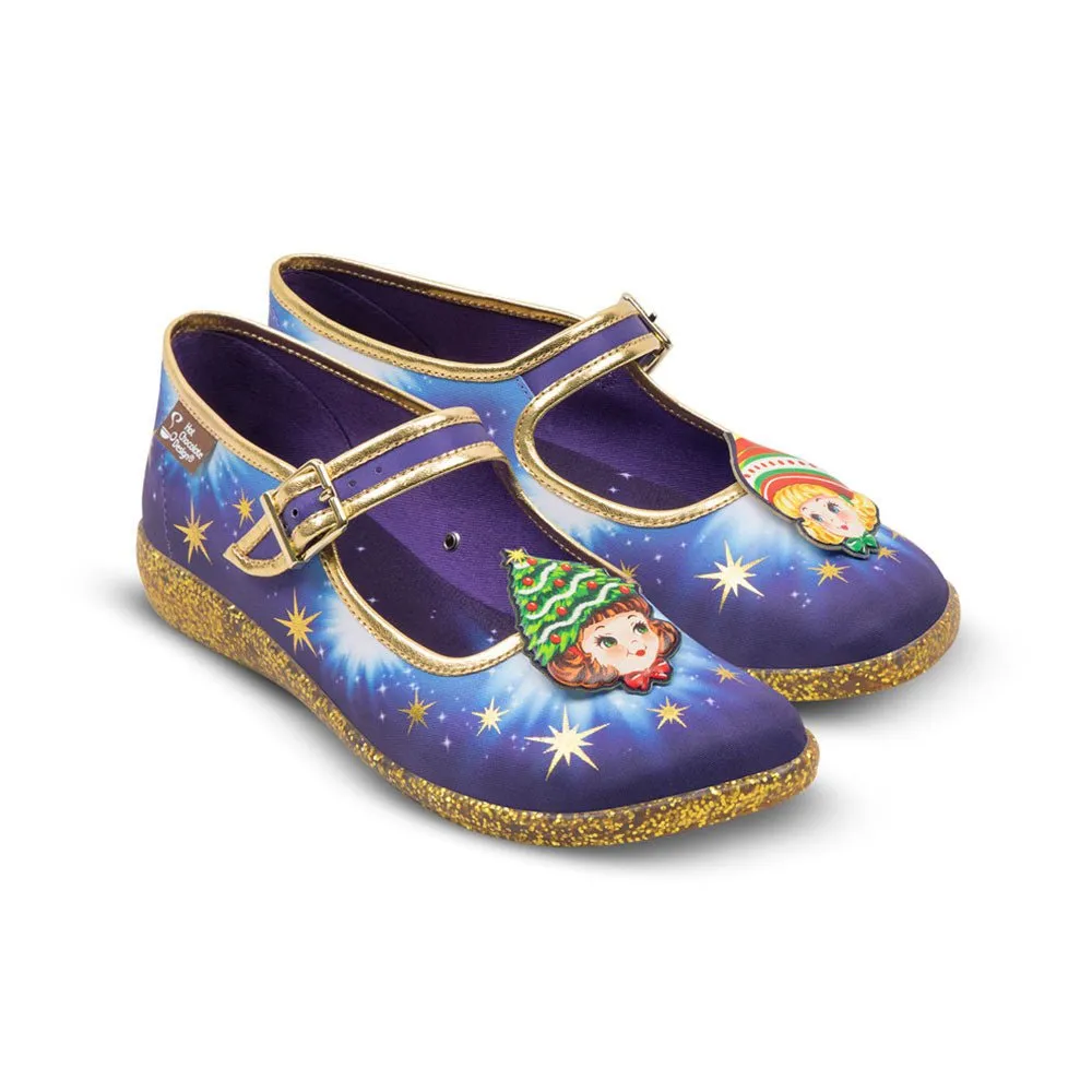 Chocolaticas® JOLLY SISTERS Women's Mary Jane Flat