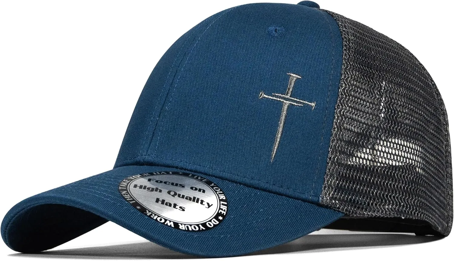 Christian Hats for Men Women,Jesus 3 Nail Cross Hat Christian Religious Gifts for Birthday/Christmas