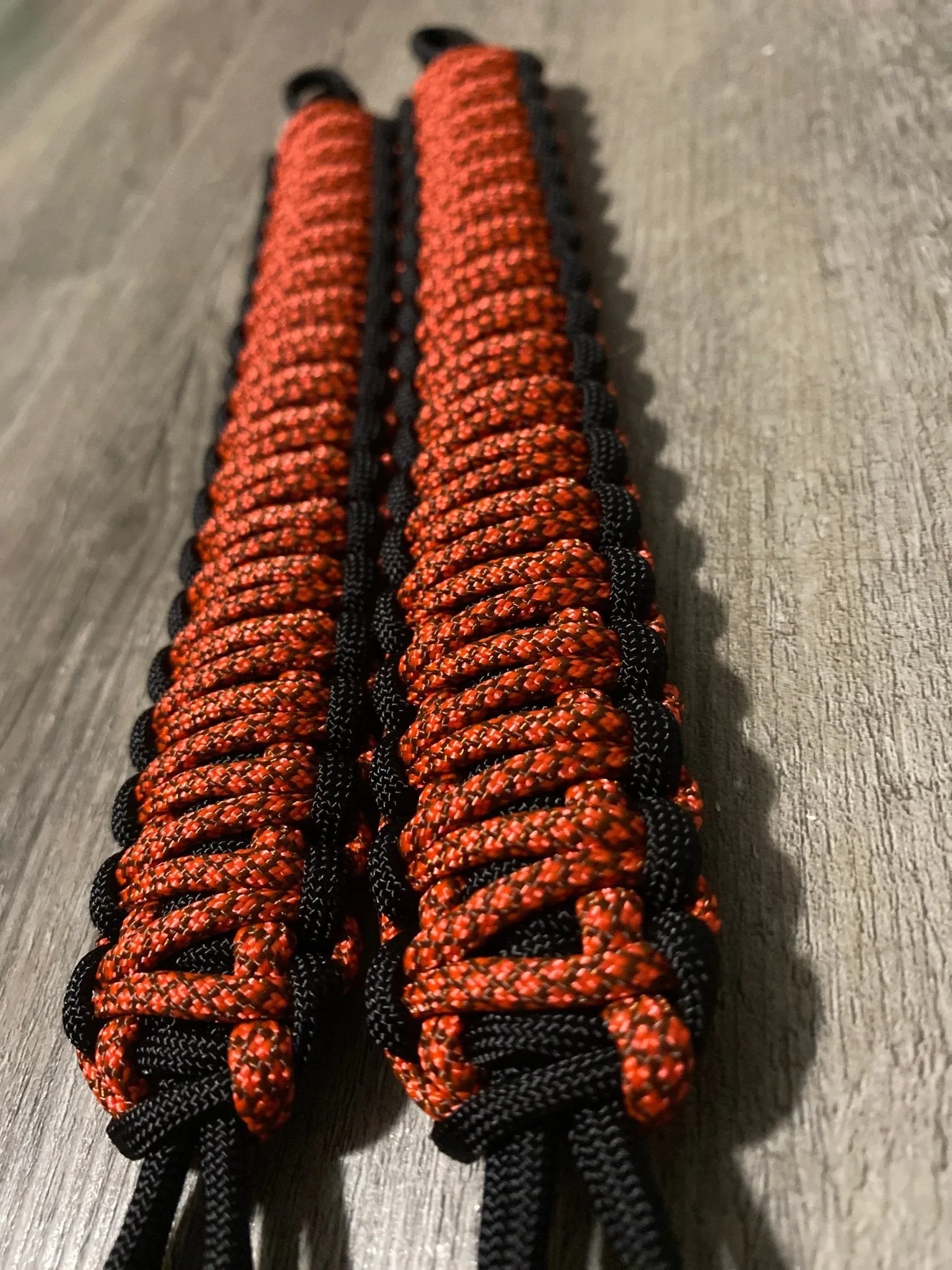 Krawlergrips Neon Orange Diamond Paracord Grab Handle