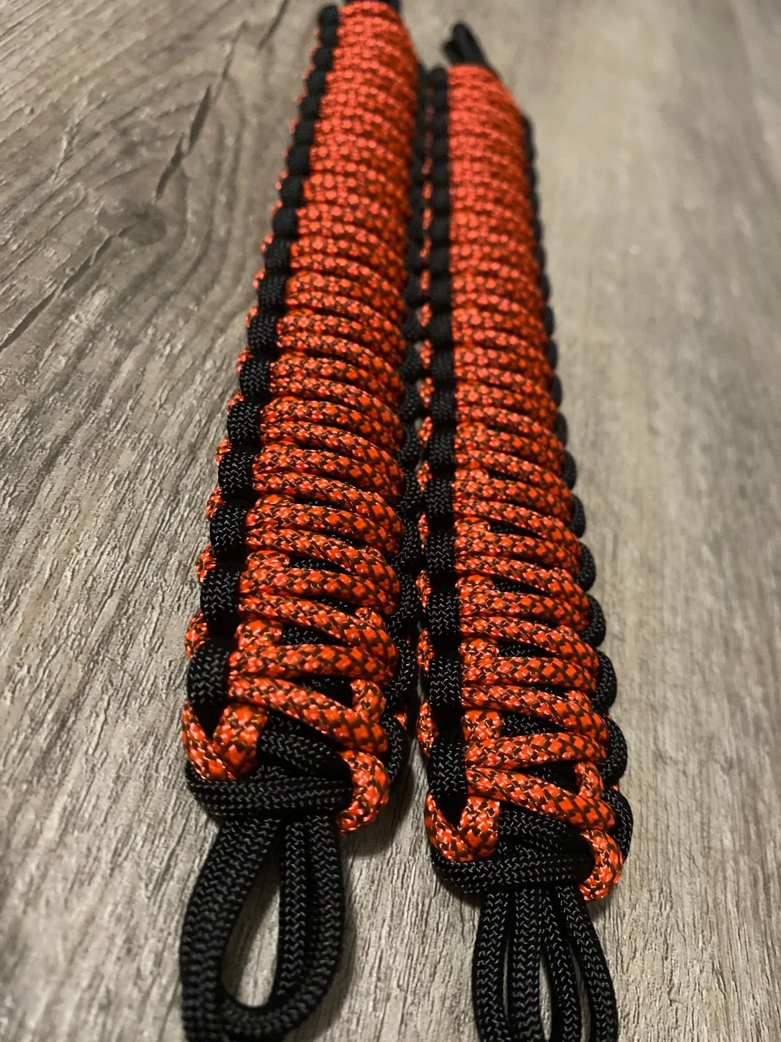 Krawlergrips Neon Orange Diamond Paracord Grab Handle