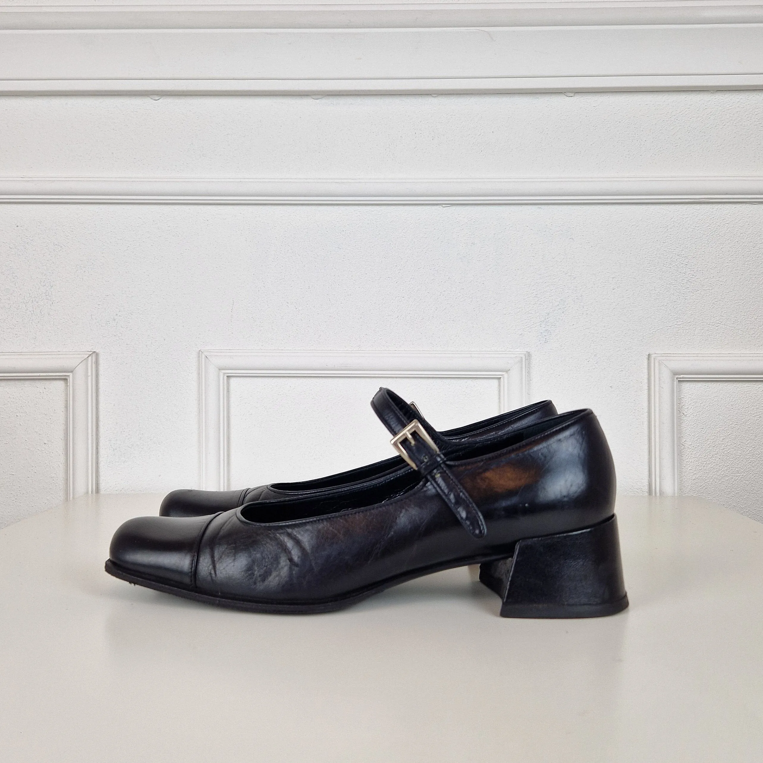 Mary Jane Prada anni '90 pelle nera
