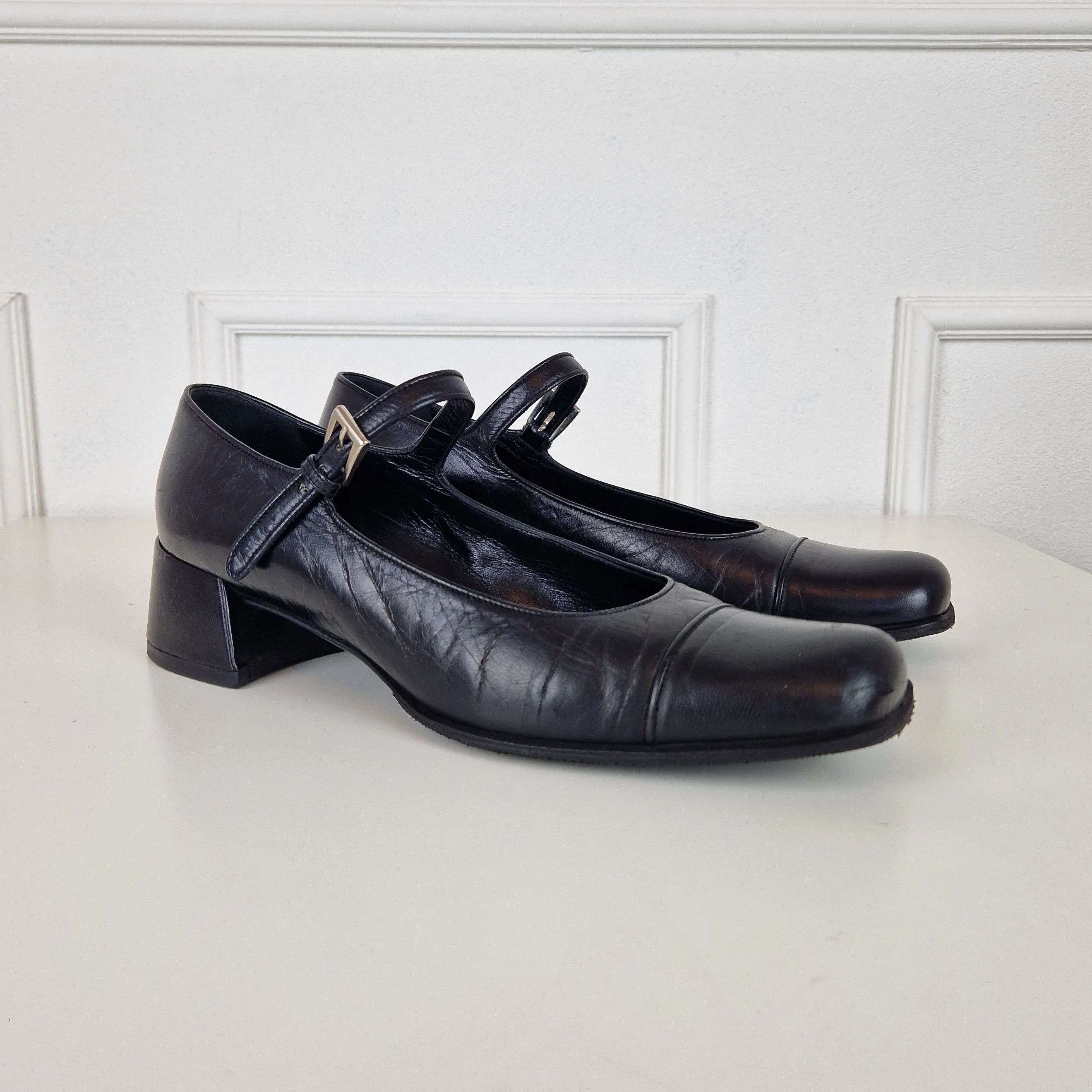 Mary Jane Prada anni '90 pelle nera