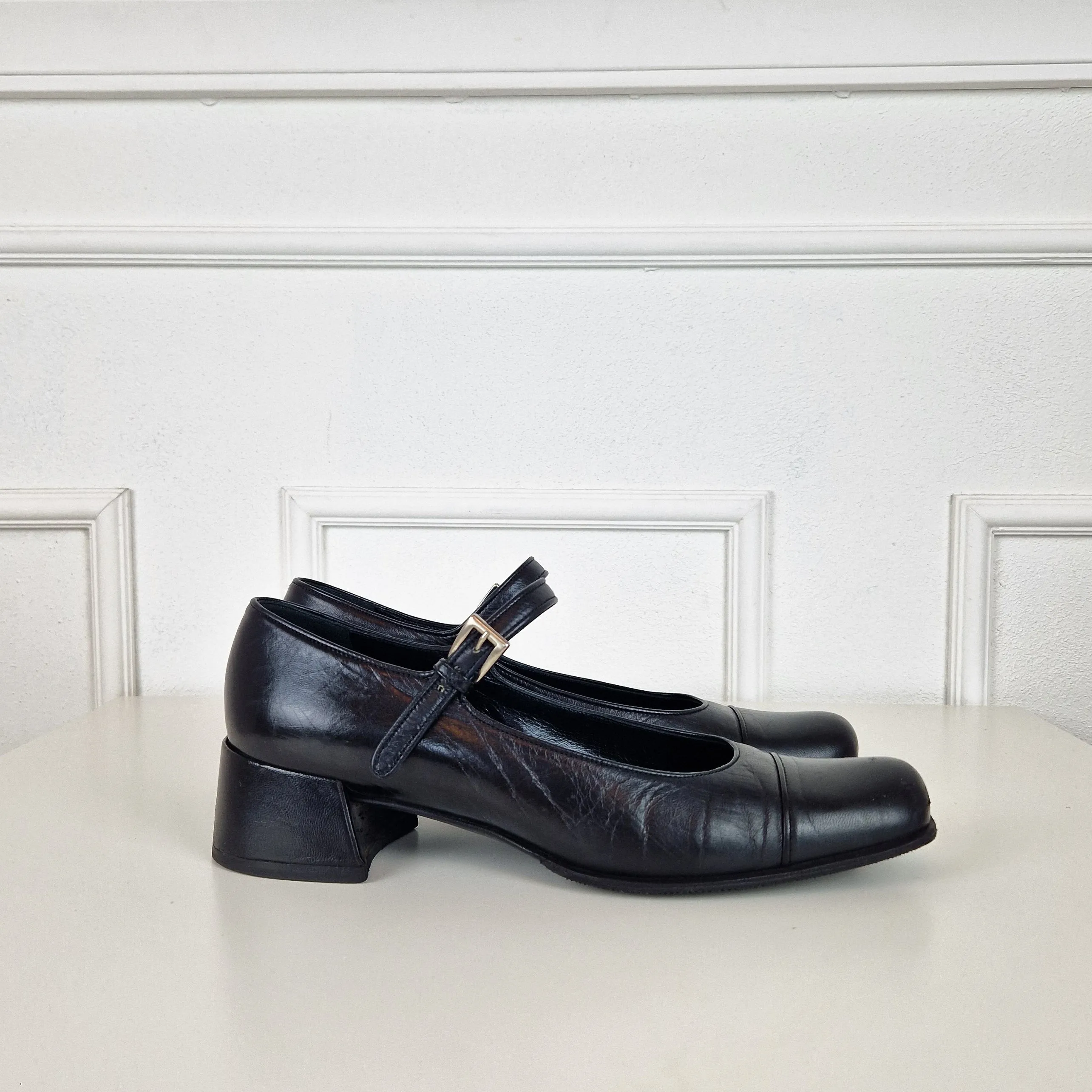 Mary Jane Prada anni '90 pelle nera