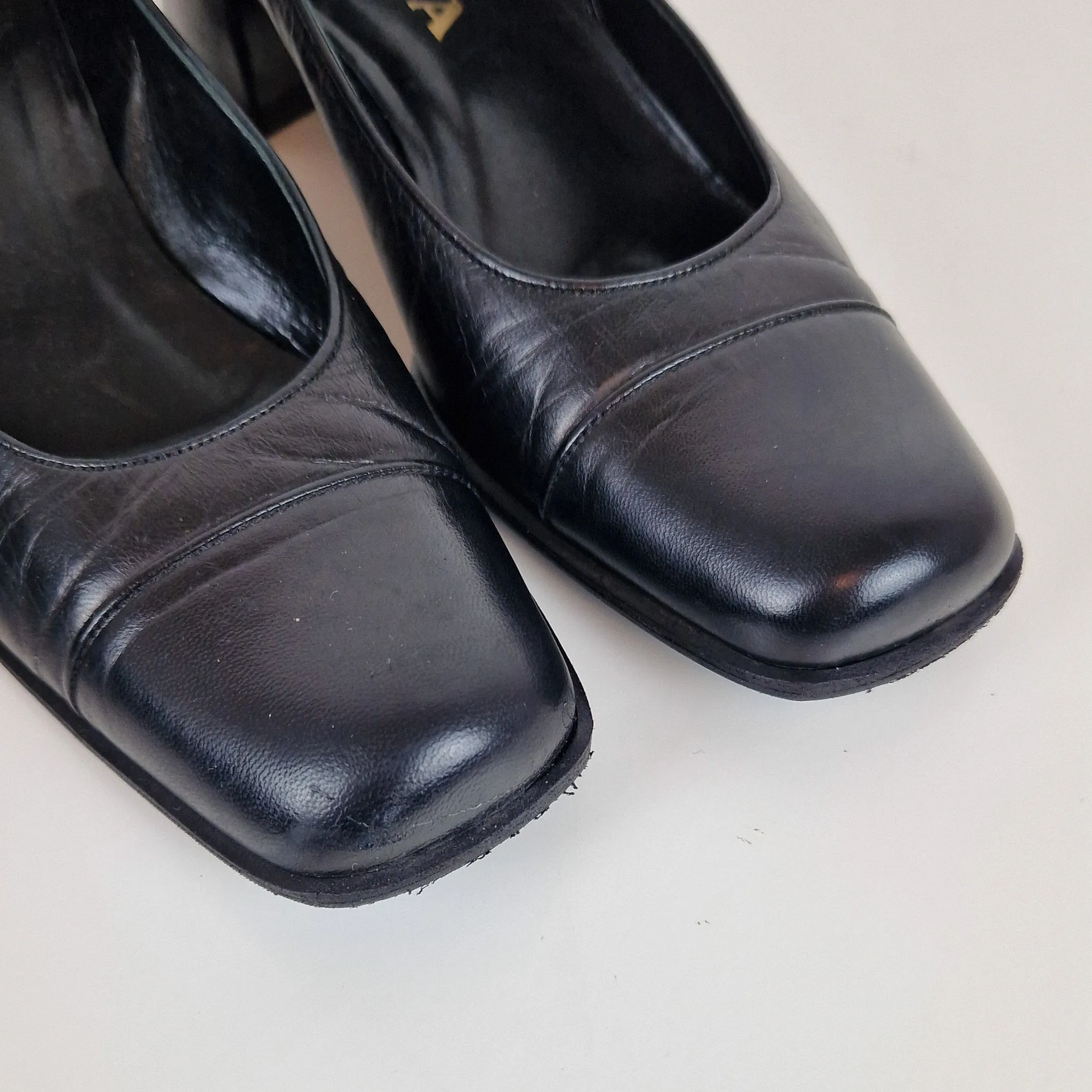 Mary Jane Prada anni '90 pelle nera
