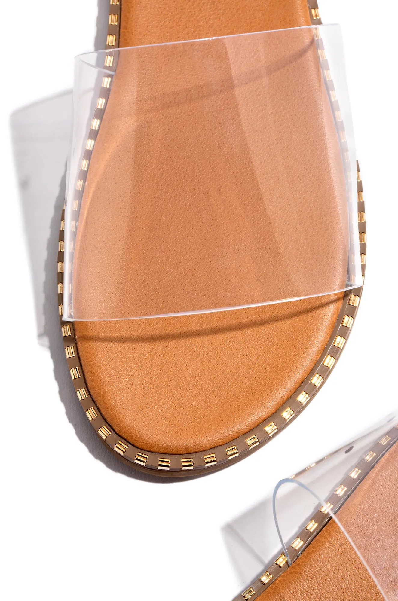 Maui Flat Slip On Sandals - Clear