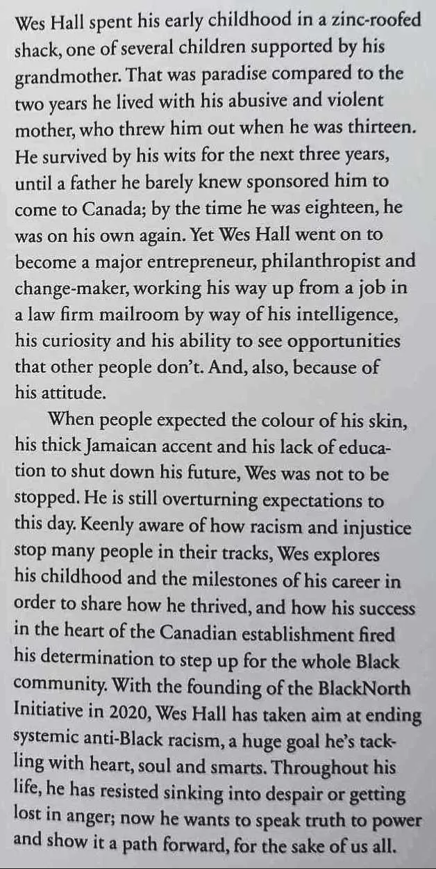 NO BOOTSTRAPS WHEN YOU'RE BAREFOOT - Wes Hall