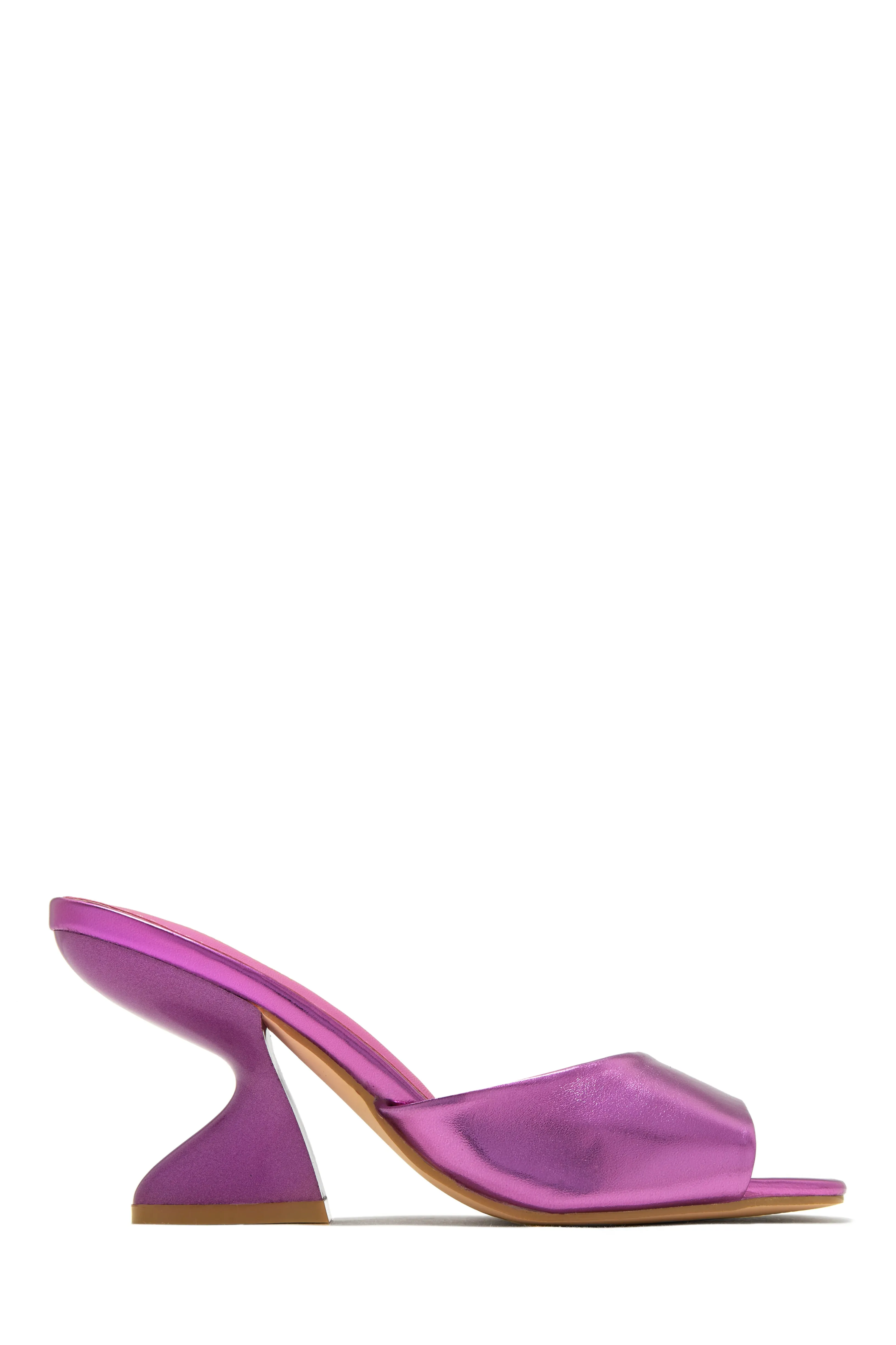 Racquel Mid Heel Mules - Green