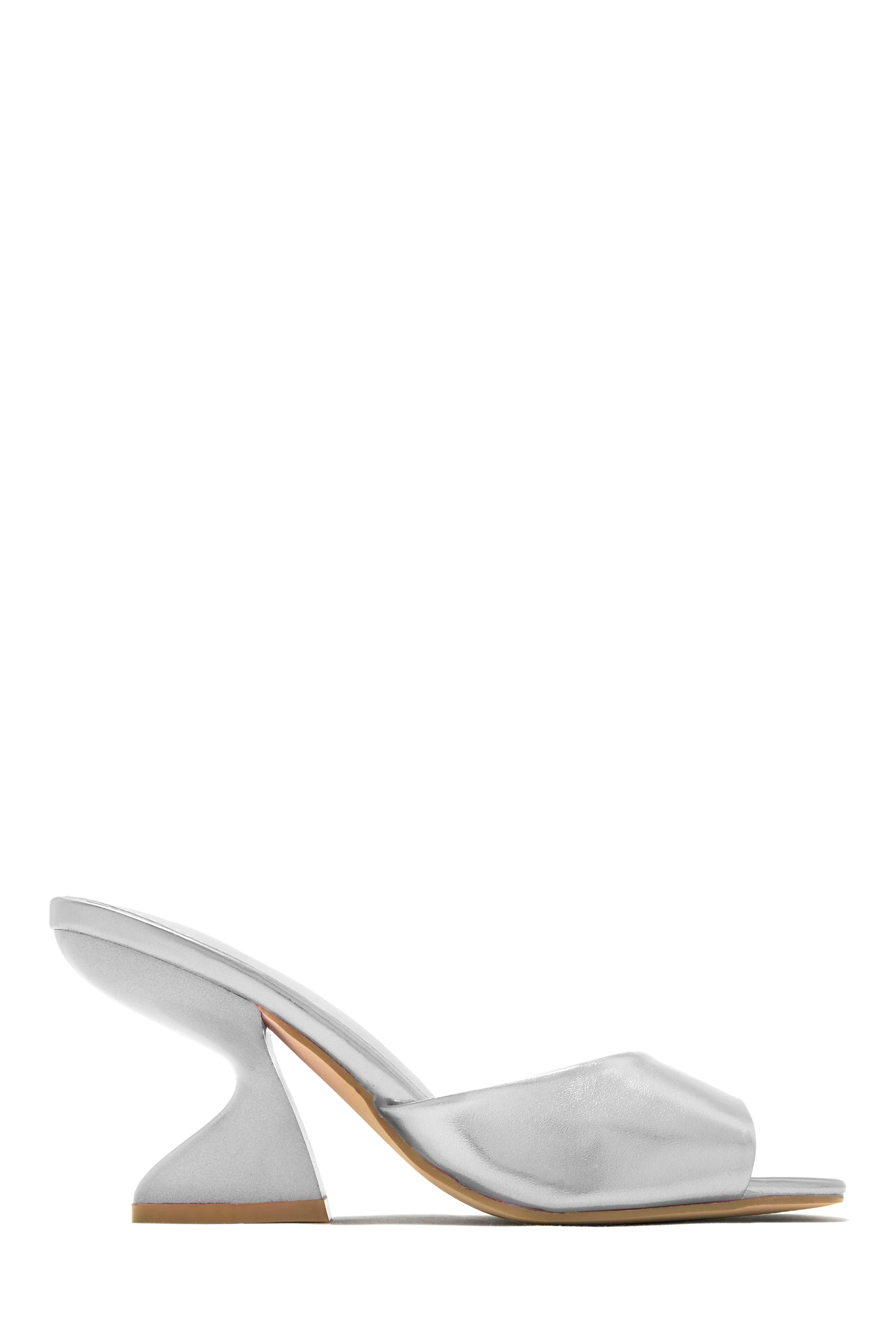 Racquel Mid Heel Mules - Green