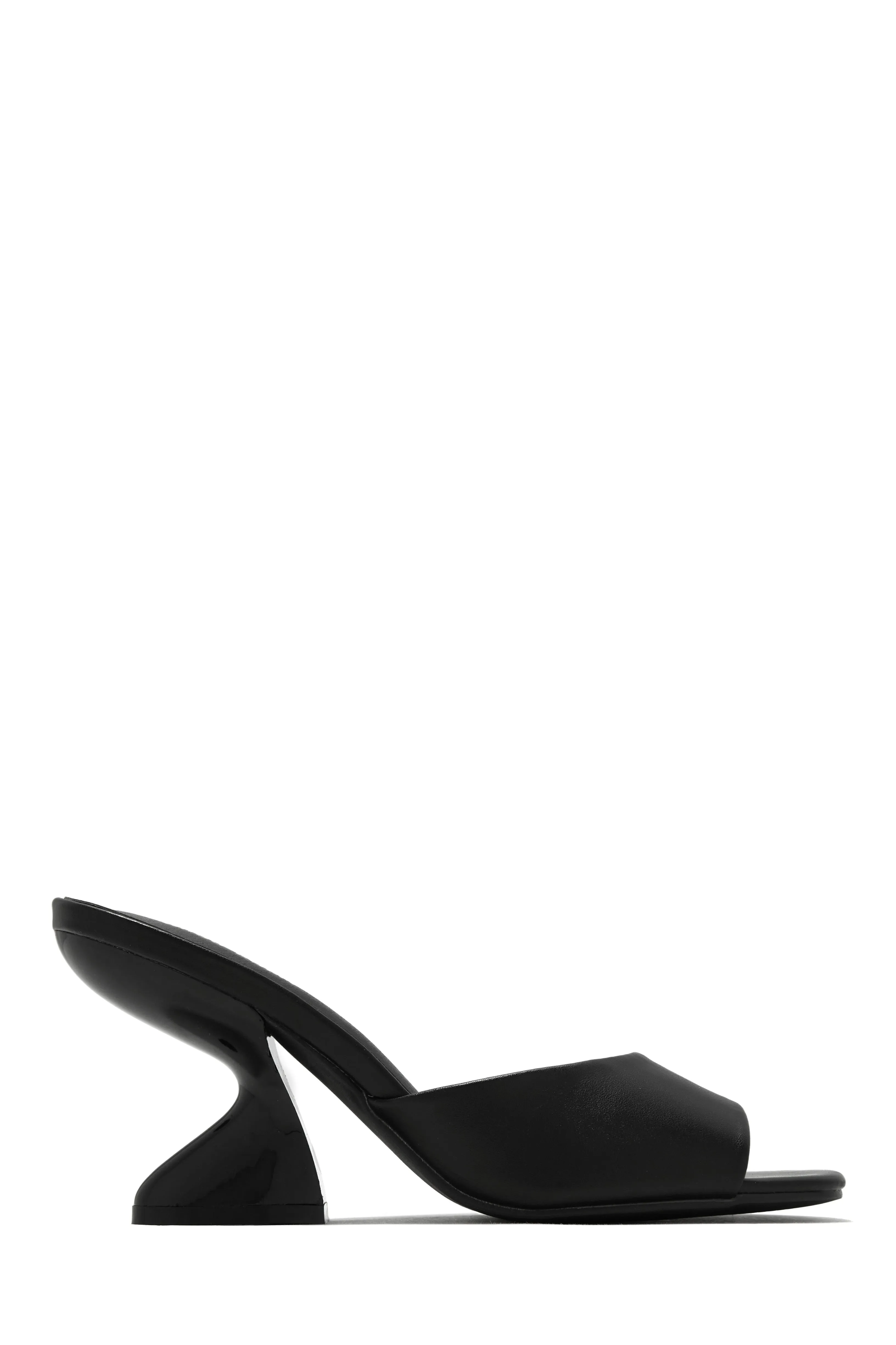 Racquel Mid Heel Mules - Green