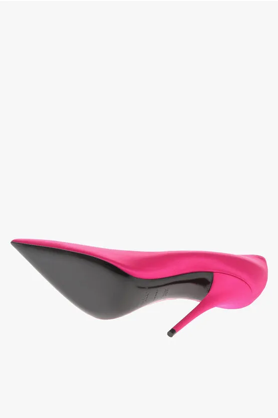 Saint Laurent Stiletto Heeled HYPE Satin Pumps