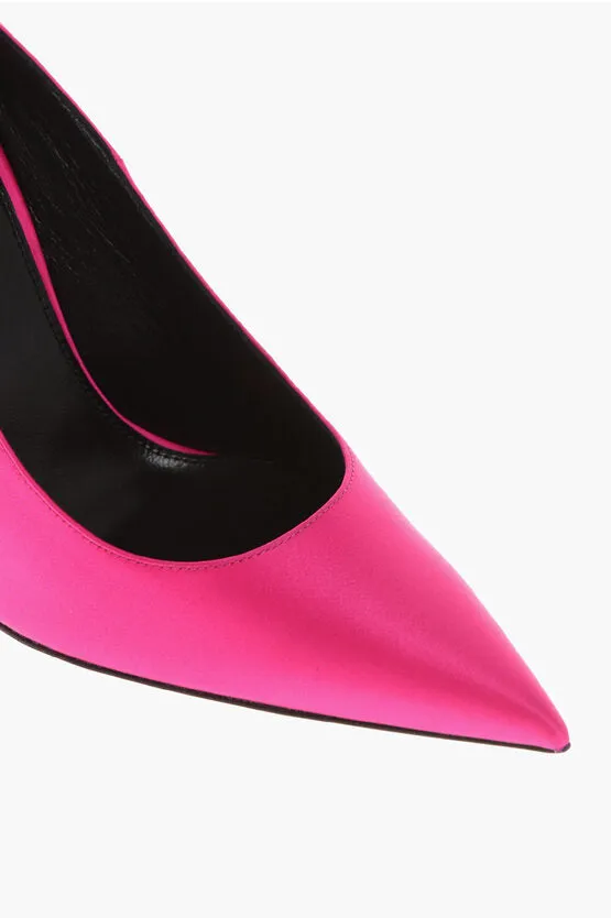 Saint Laurent Stiletto Heeled HYPE Satin Pumps