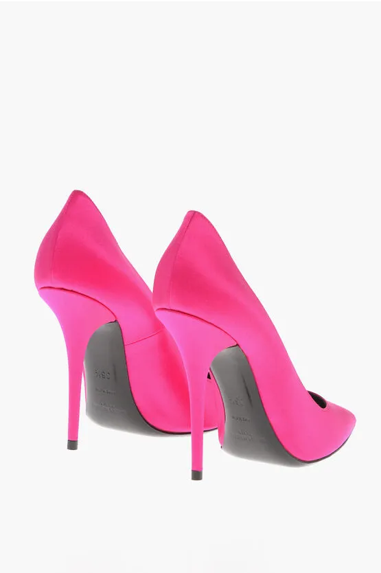 Saint Laurent Stiletto Heeled HYPE Satin Pumps