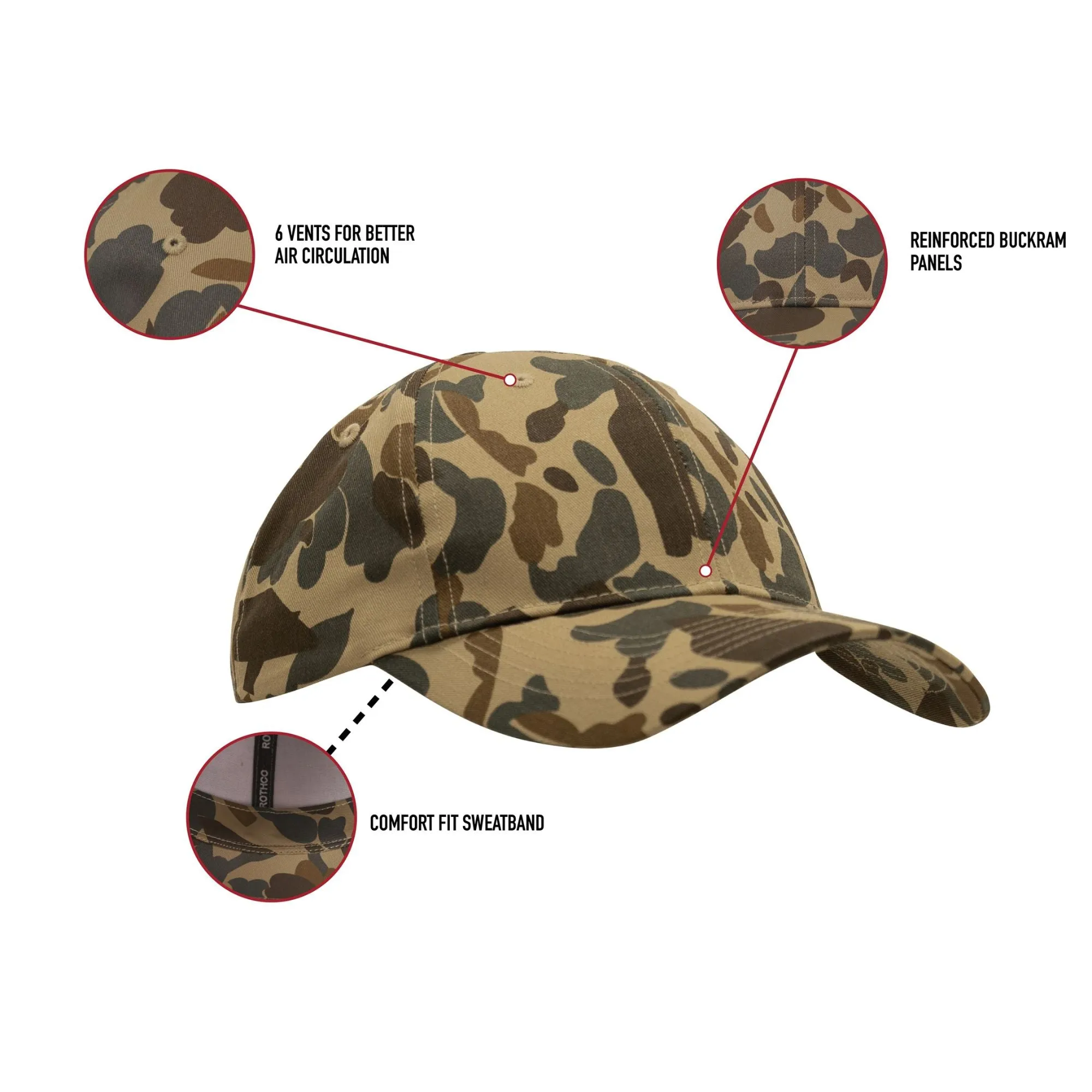 Savage Orange Camo Color Camo Supreme Low Profile Cap