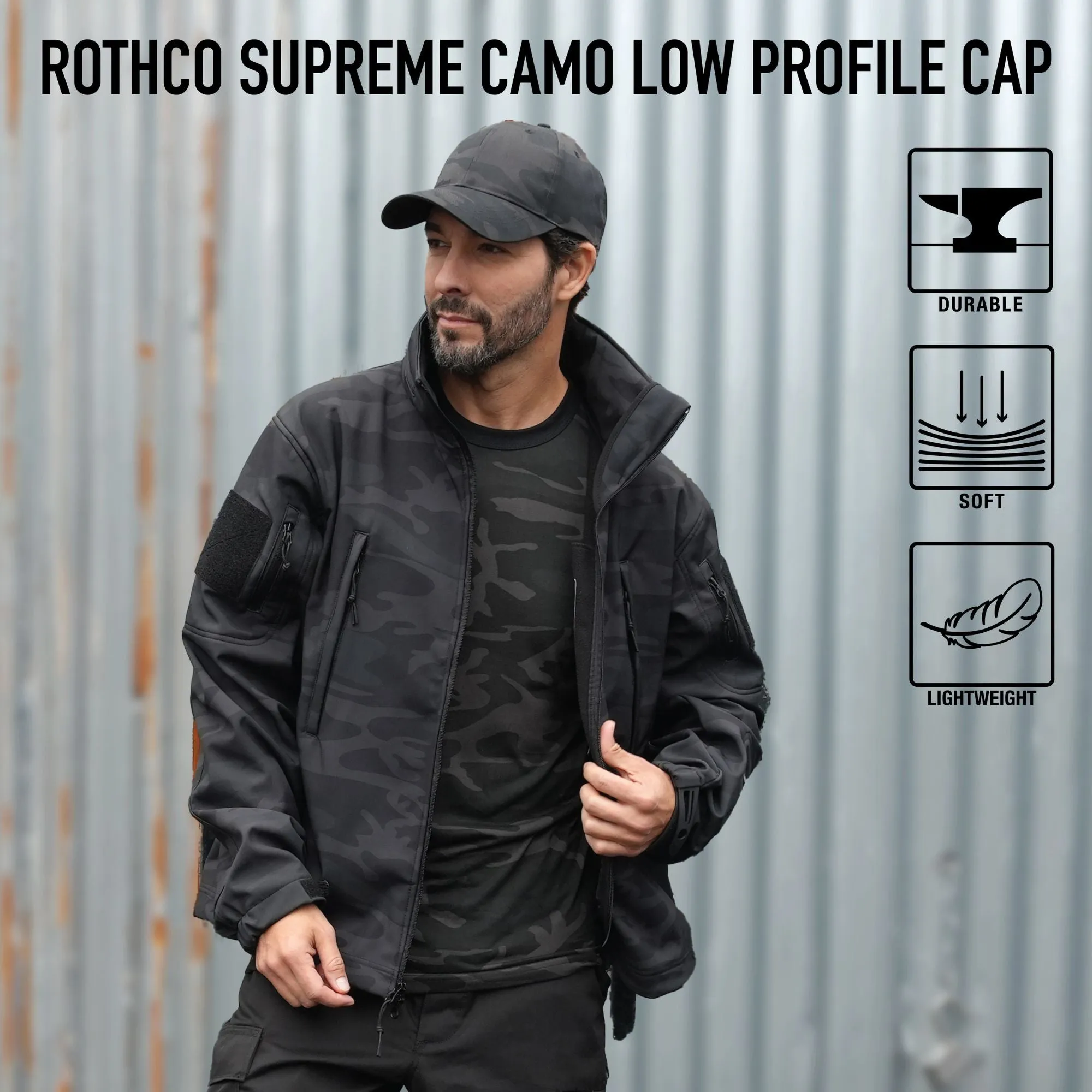 Savage Orange Camo Color Camo Supreme Low Profile Cap
