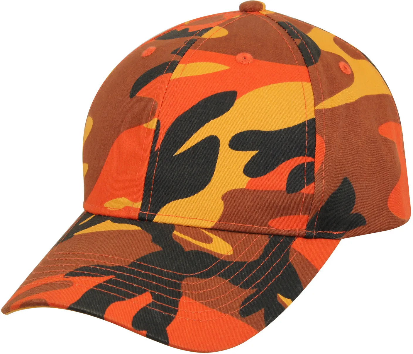 Savage Orange Camo Color Camo Supreme Low Profile Cap