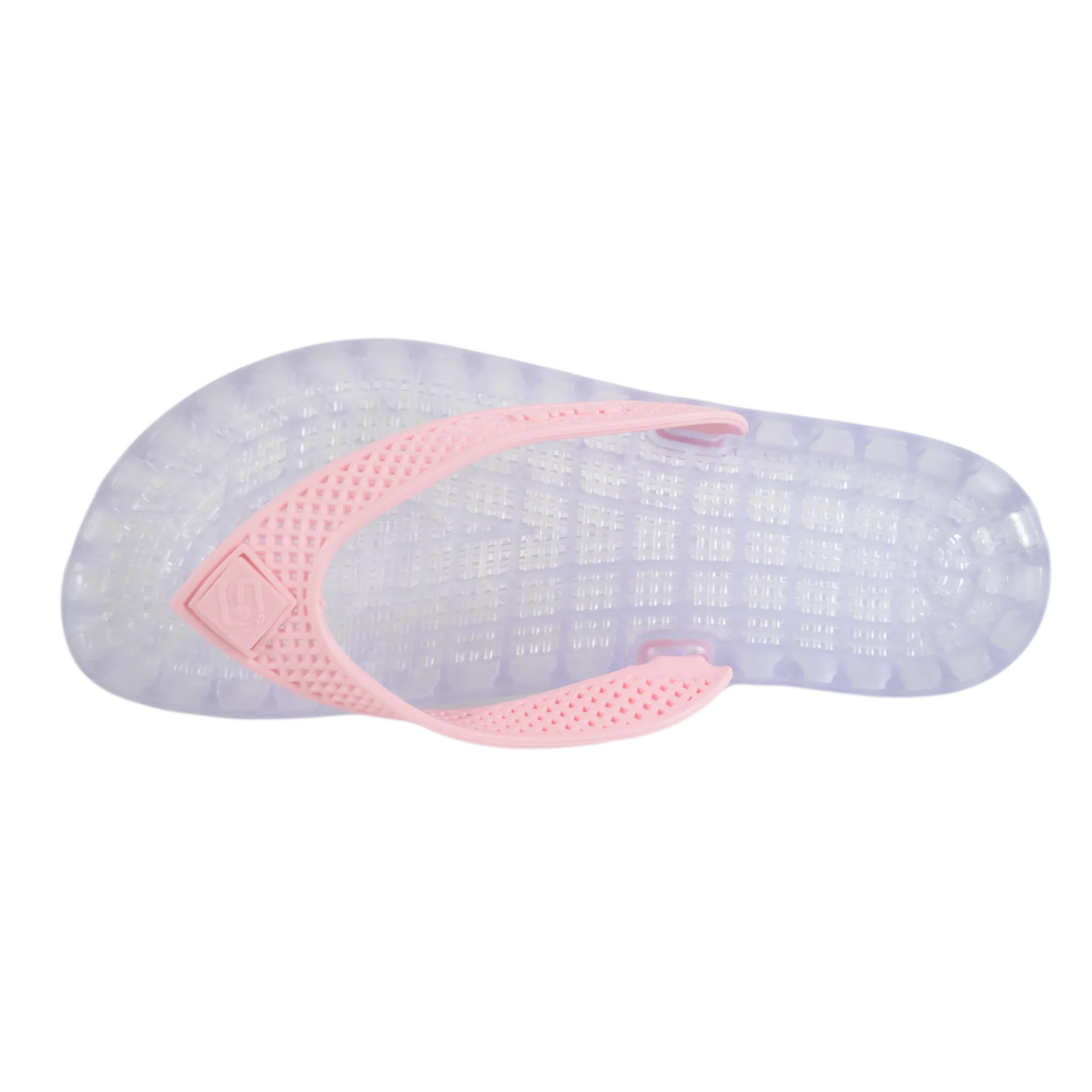 Wave - Clear Thong Sandal - Pink