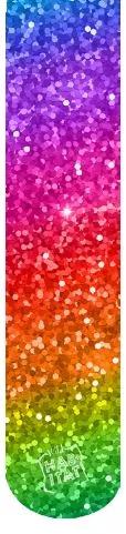 Wild Habitat Sublimation Socks- Rainbow Glitter