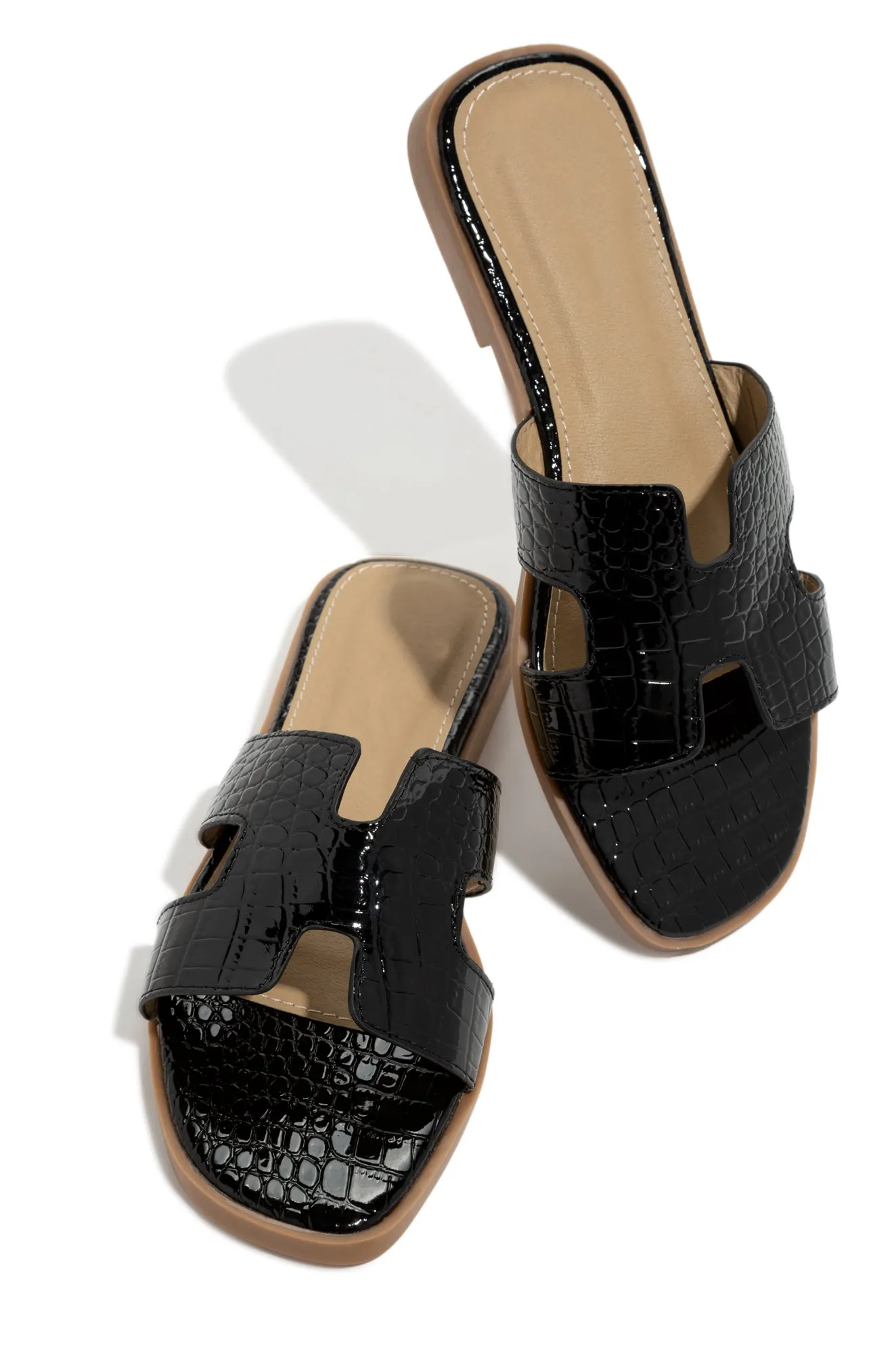 Yacht Club Slip On Sandals - Black